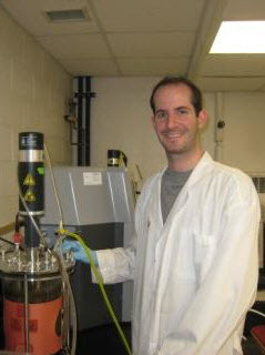 Michael Zanotti researching biofuels
