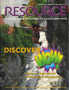Cover and Link to Resource Magazine November 2012