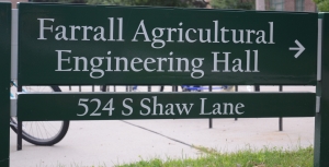 Farrall Hall street sign 