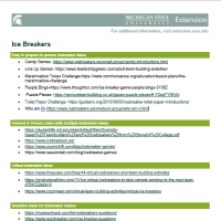 Thumbnail of the Icebreaker Document