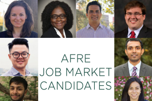 AFRE Job Candidates for Fall 2017