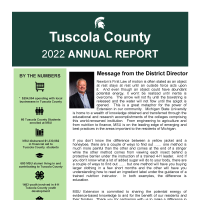 Cover of Tuscola County's 2022 Annual Report