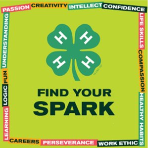 Find your spark with image of 4-H clover.