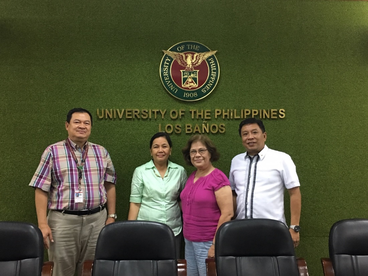 Dr.Alocilja at the Unversity Of The Philippines Los Banos