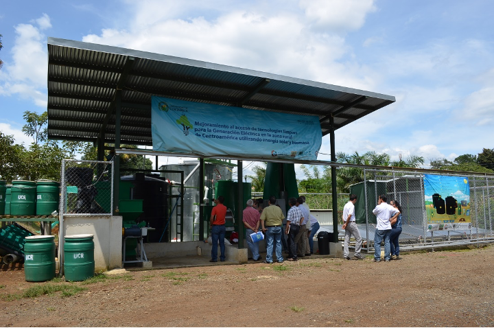 Waste utilization facility at the University of Costa Rica