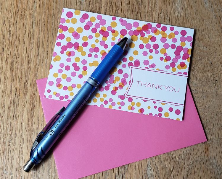 Thank-you note