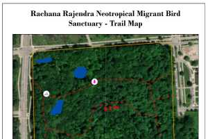 Trail Map - Rachana Rajendra Neotropical Migrant Bird Sanctuary