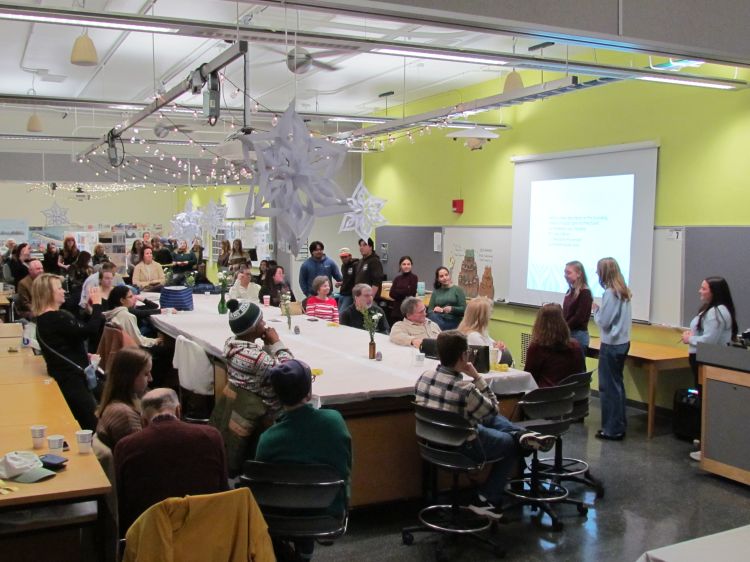 The MSU ASLA Executive Committee celebrates a successful evening of engagement and fundraising.