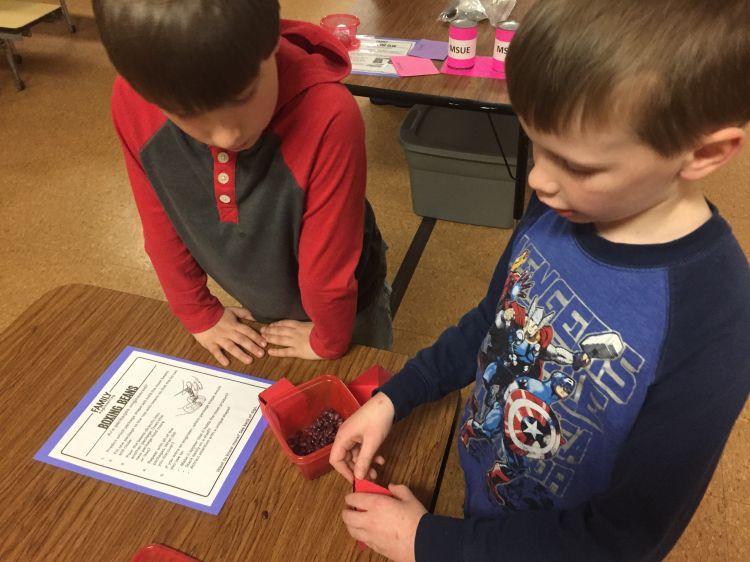 Youth engage in engineering activities at science event in Alcona County.