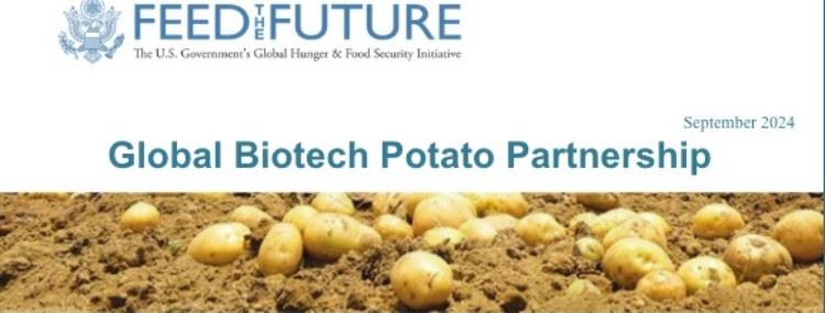 Global Biotech Potato Partnership, Feed the Future newsletter banner.