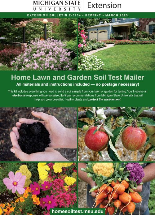 Cover of soil test mailer.