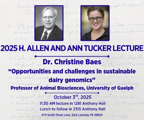 Tucker Lecture flier