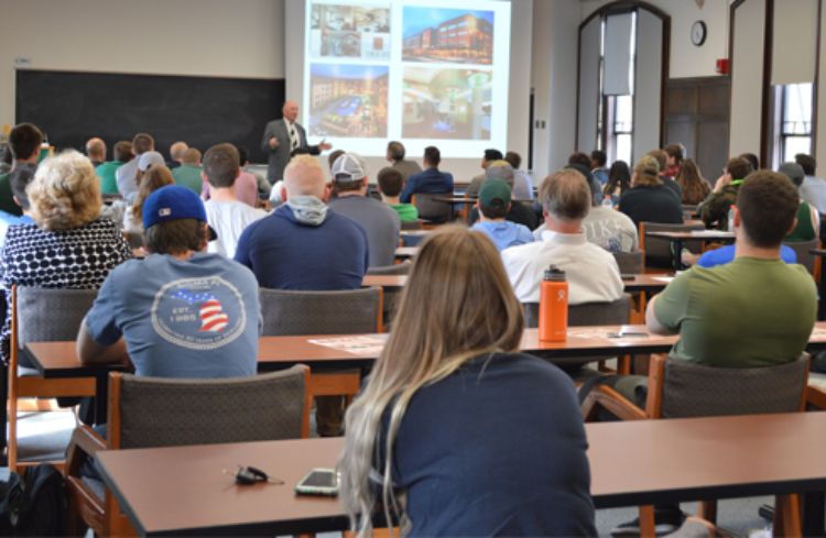 Photo of audience at 2017 Industry Seminar Series.