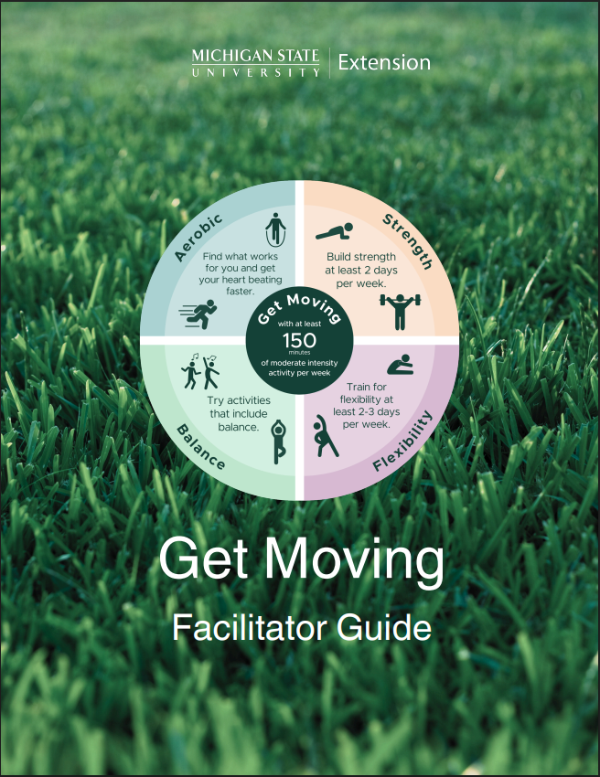 Cover of the Get Moving Adult Facilitator Guide