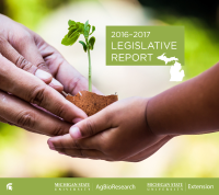 2016-17 MSU AgBioResearch-MSU Extension Legislative report cover