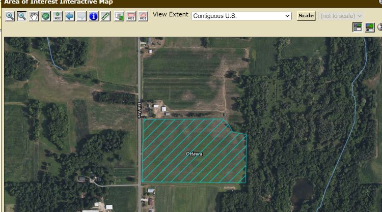 Web Soil Survey map.