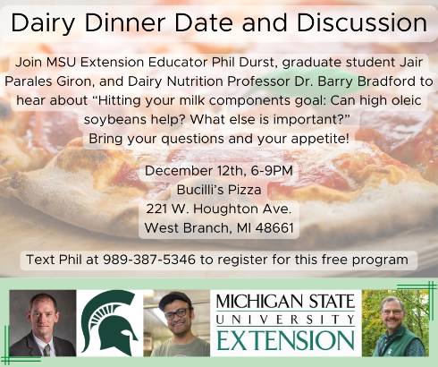 dairy dinner flier