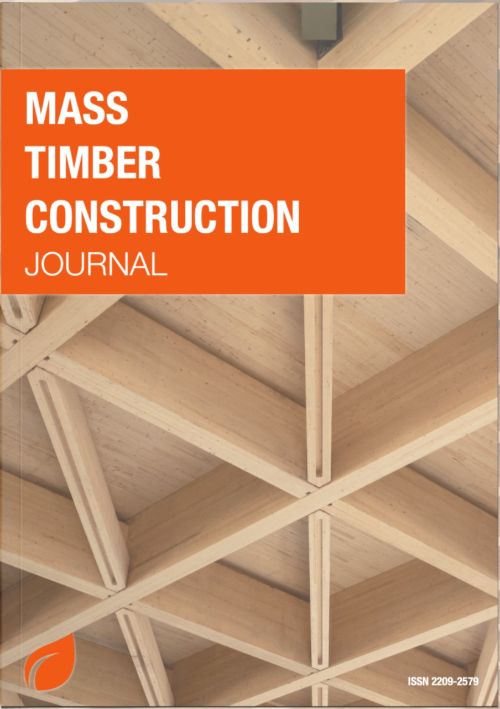 Cover of the Mass Timber Construction Journal.