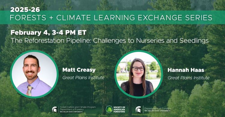 Flyer for the February Learning Exchange Series webinar. In this webinar, Matt Creasy and Hannah Haas from Great Plains Institute present 
