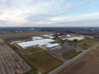 aerial view of MSU Dairy