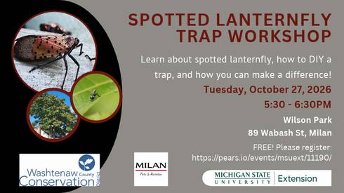 Flyer for event with date, time, and location