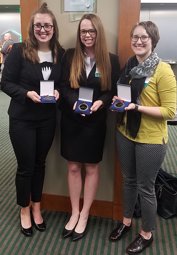 Photo of Kara Dean, Emma Heckelsmiller, & Emily Banach