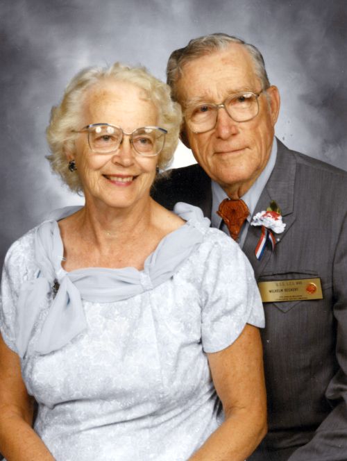 Portrait style photo of Eleanor M. and Wilhelm M. Beckert