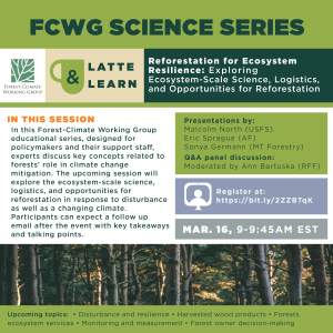Latte & Learn: Reforestation for Ecosystem Resilience