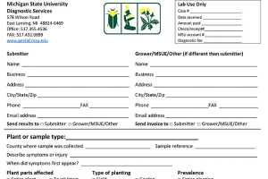 Forms - Plant & Pest Diagnostics