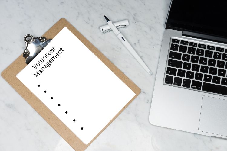 A clipboard with the words 