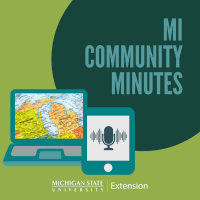 Image with MI Community Minutes text