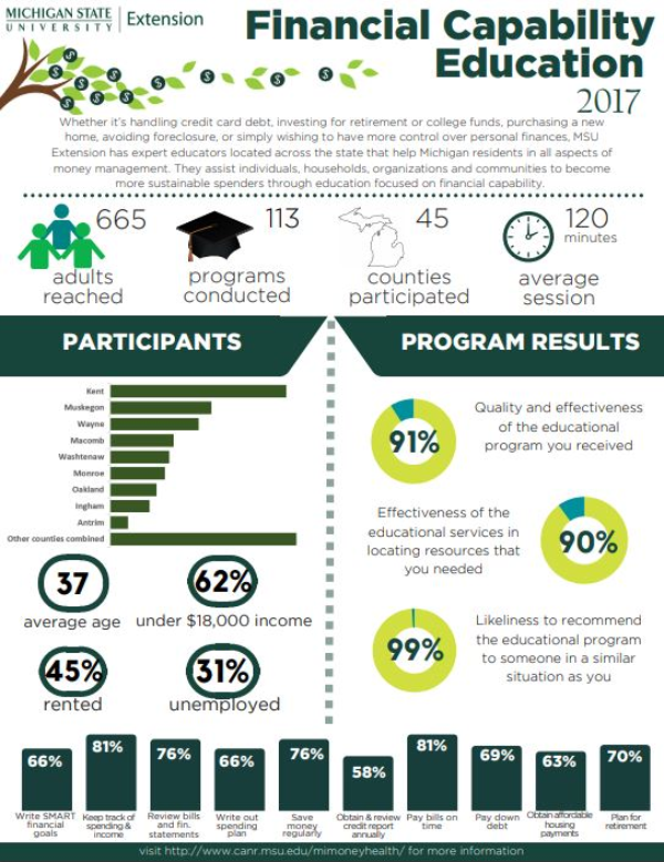 cover of financial capability education impact report