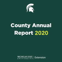 picture of the cover of the 2020 Huron County Annual Report