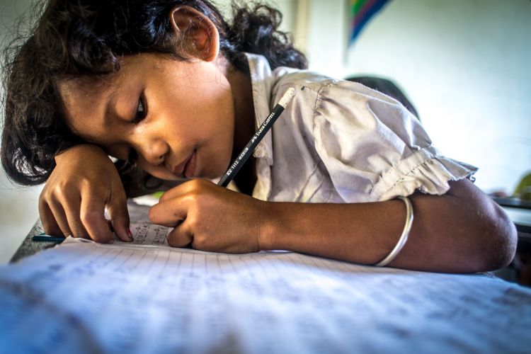 A good pencil grip is essential for good handwriting. Photo: Holly Allen, Flickr Creative Commons.