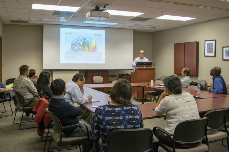 Maximo Torero of the World Bank gives a seminar to the Department of AFRE at Michigan State University.