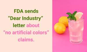 FDA Announces “No Artificial Colors” Enforcement Discretion