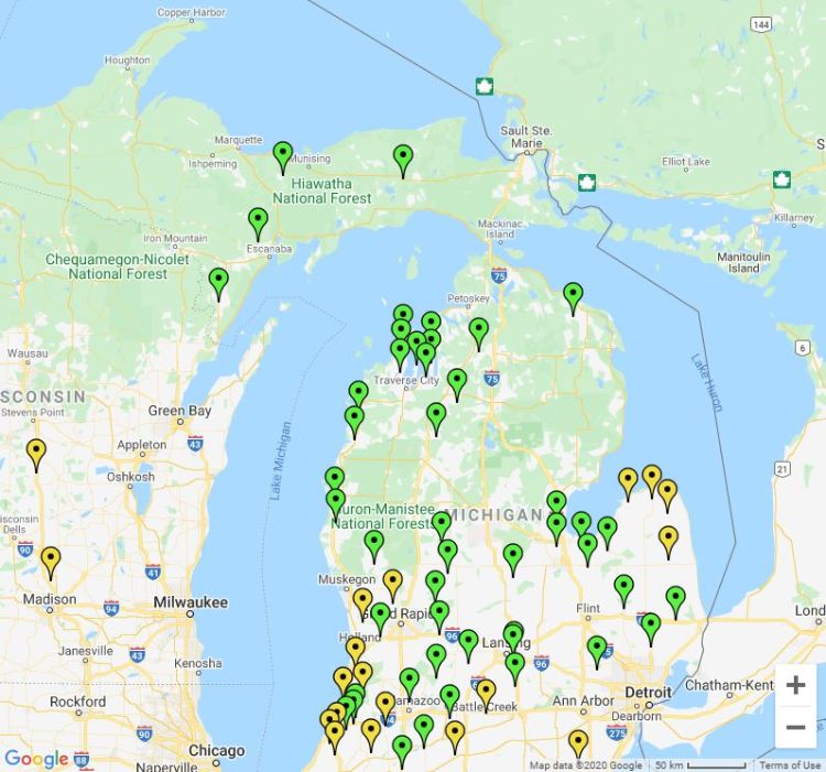 Michigan late blight forecast