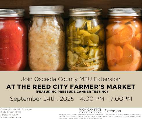 canned vegetable produce, event details