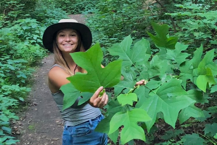 MSU Forestry undergraduate student Elle Brandt