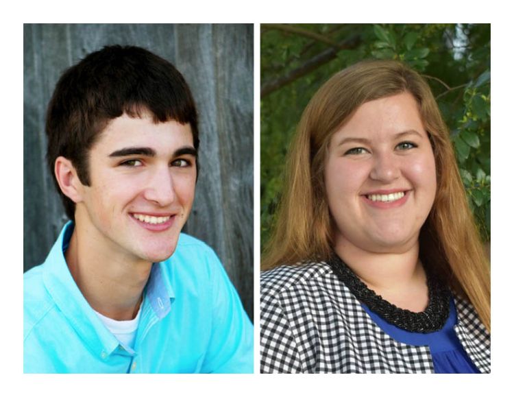 Darren Kulicamp and Lauren Heberling each received John and Barbara Dilland Scholarships.