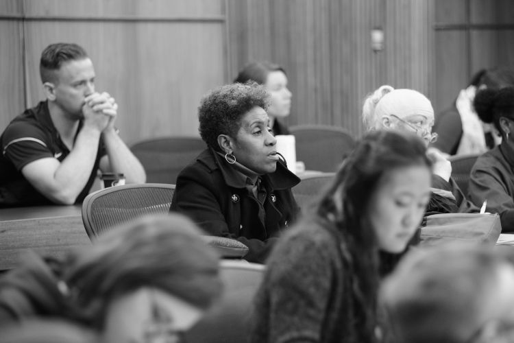 People listening at the 2016 Good Food Summit.