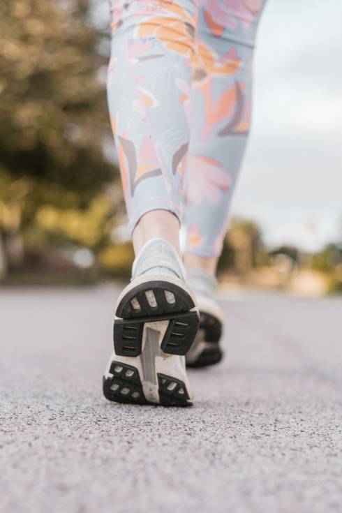 A person walking.