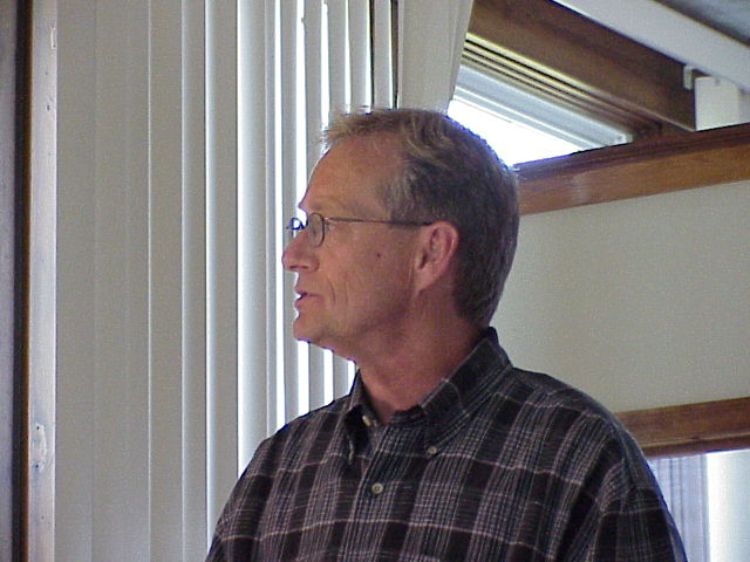 City planner Jerry Adams addressing the Cadillac City Planning Commission. Adams retired May 2015. Photo credit: Kurt Schindler l MSU Extension