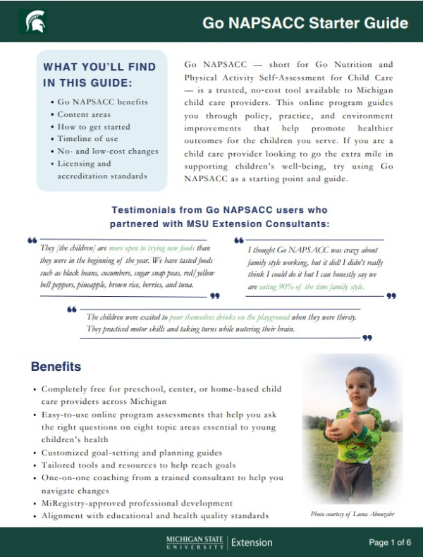 A photo of the first page of the resource.
