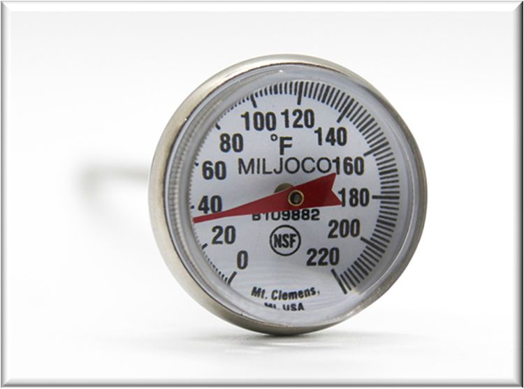 A thermometer.