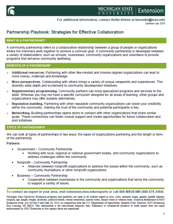 Thumbnail image of Partnership Playbook resource.