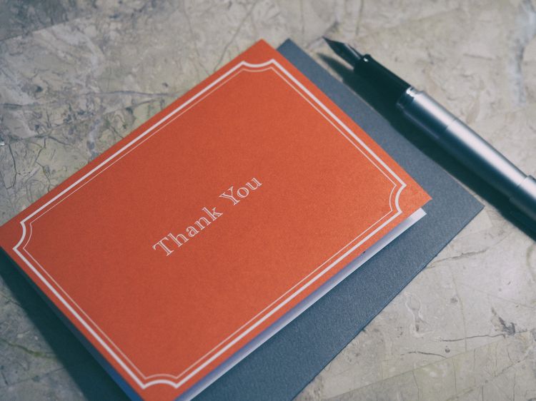 Thank-you card