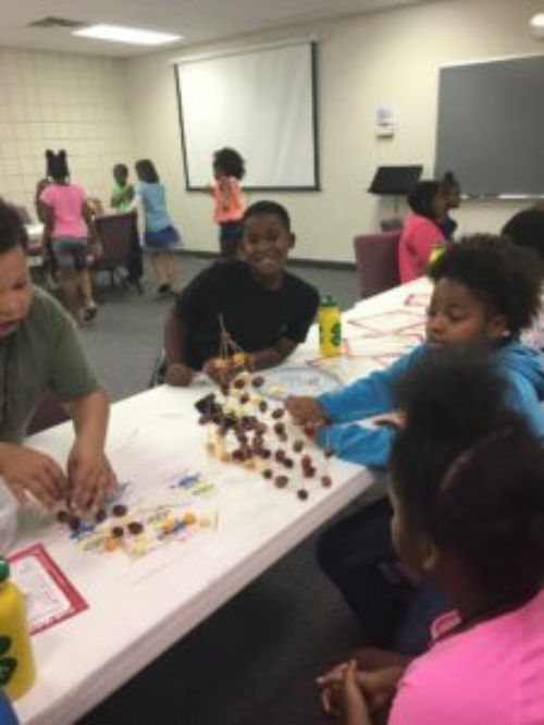 Students participating in Meet Up and Eat Up