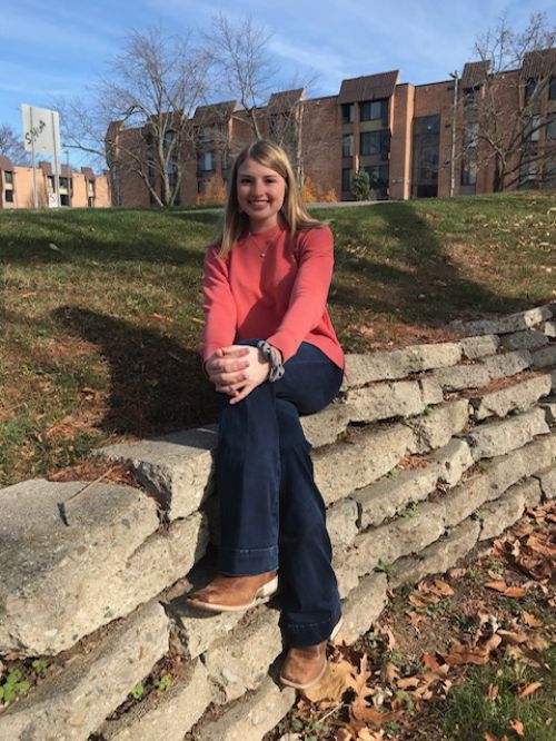 Sadie Finegan, 4-H alumna and animal science undergraduate student.