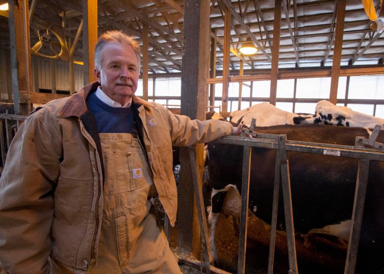 Jim Ireland, MSU professor of animal science and MSU professor of physiology